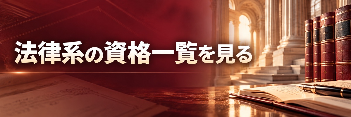 法律系の資格一覧を見る