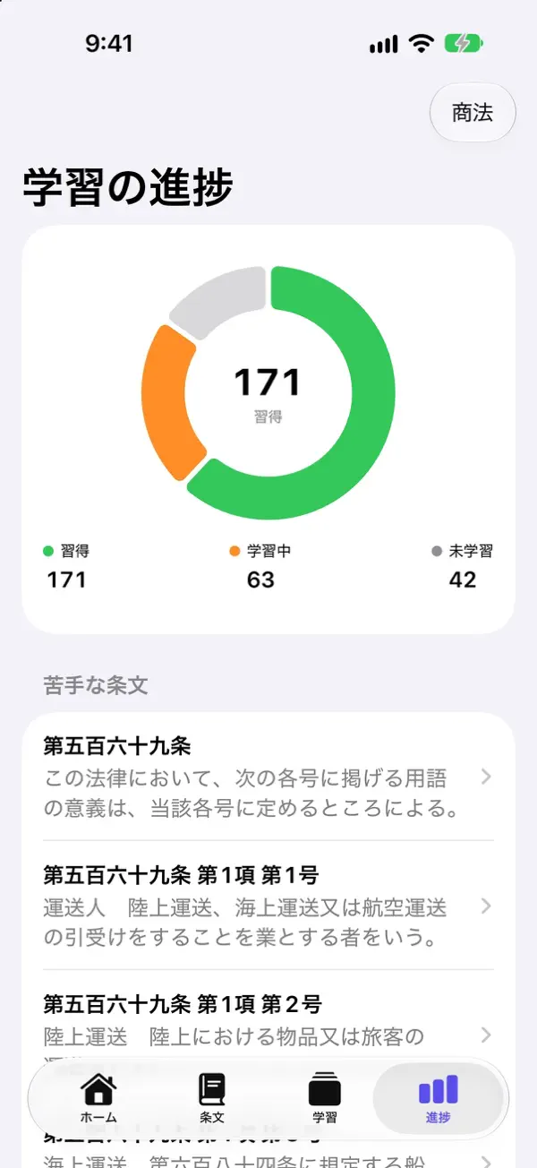 シグマ式条文暗記シリーズ 商法・会社法編 スクリーンショット 4